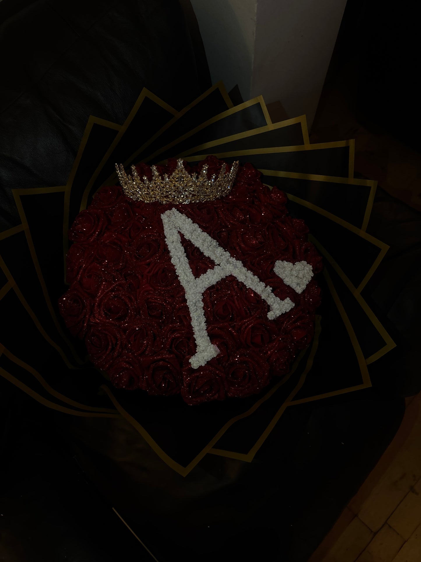 Glitter luxury roses